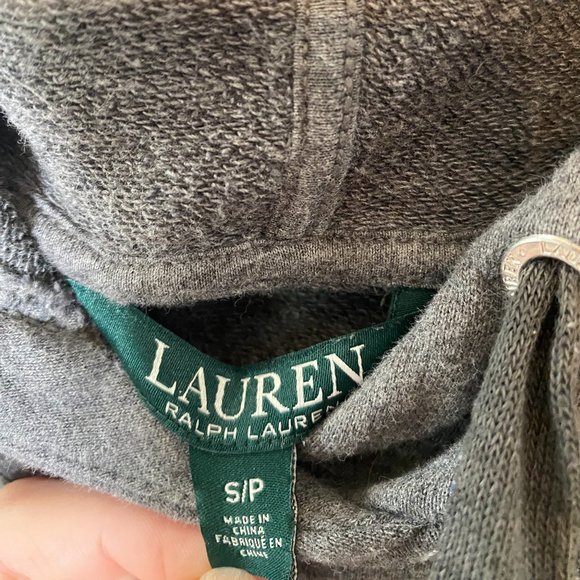 Ralph Lauren Logo Hoodie in Grey - Picture 5 of 6